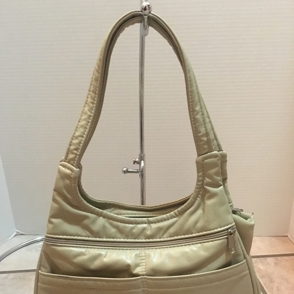 Cream Shoulder Bag (plenty of pockets!) - Picture 2 of 4